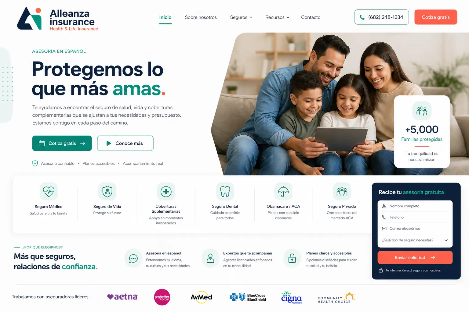 Mockup web Propuesta 3